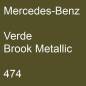 Preview: Mercedes-Benz, Verde Brook Metallic, 474.